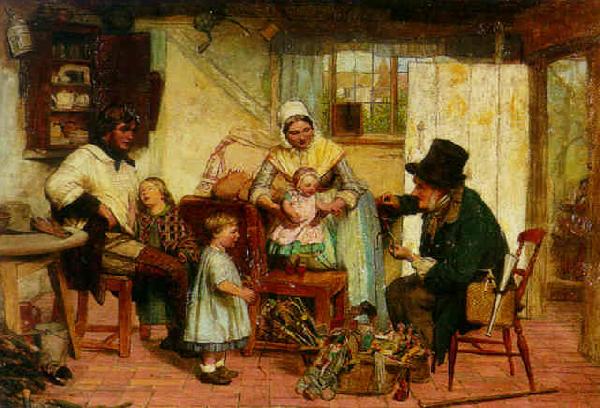 David Henry Friston The Toy Seller oil painting picture
